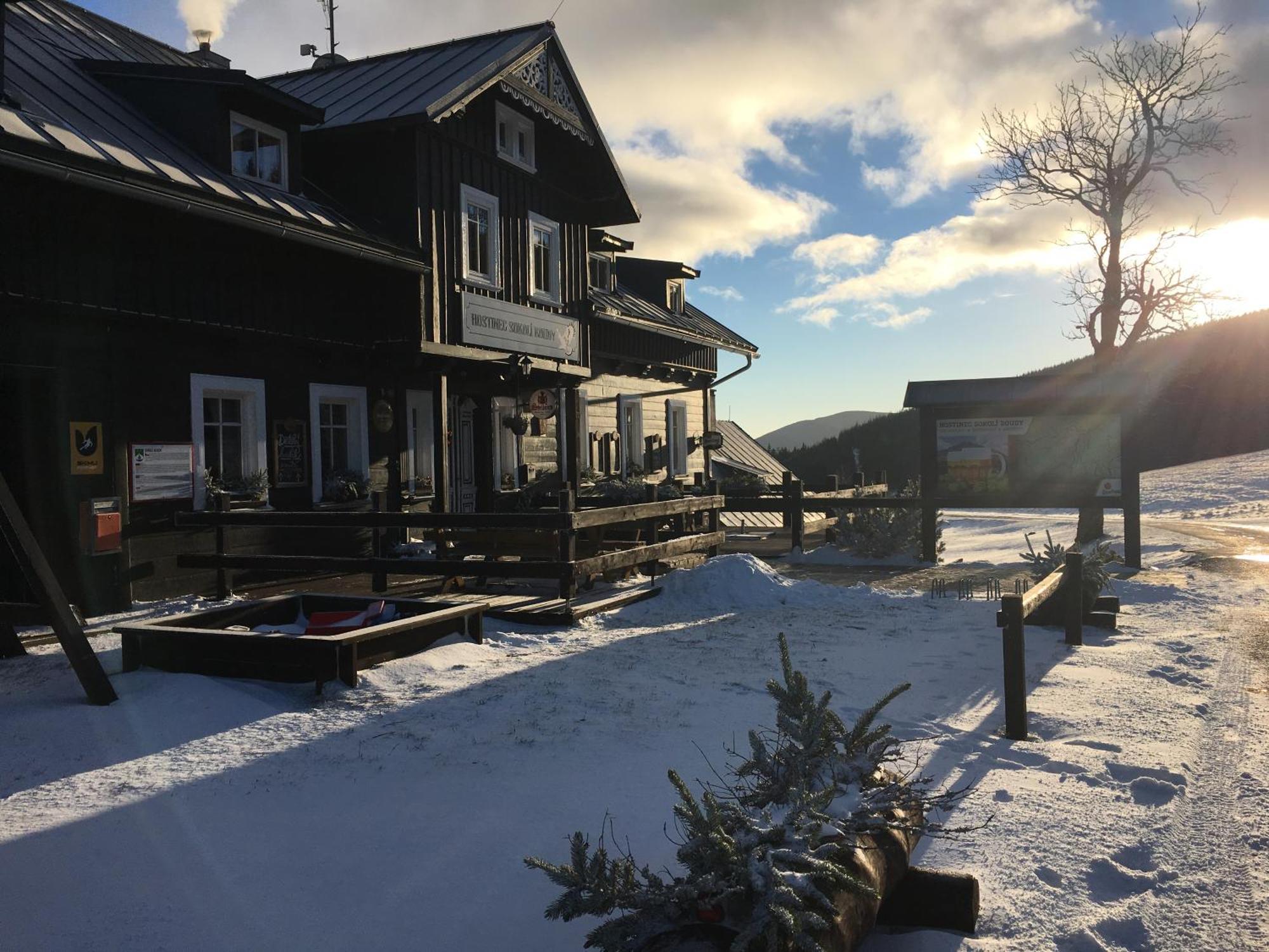 Готель Penzion A Restaurace Sokoli Boudy Долні Мала Упа Екстер'єр фото